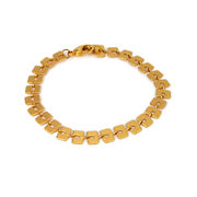 Gold link bracelet